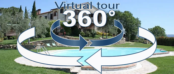 Click per visualizzare il Virtual Tour di Agriturismo il Girasole San Gimignano